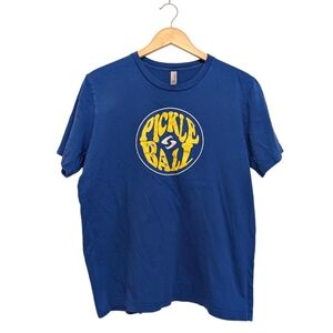 SELKIRK Pickleball Graphic Tee Royal Blue Cotton XL Short Sleeve